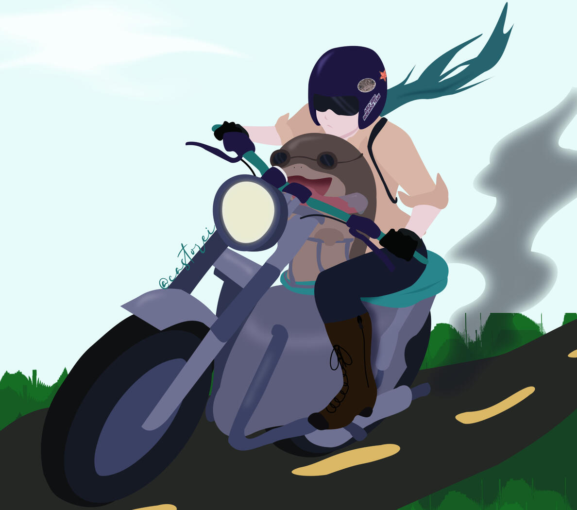 Rika and Clodsire